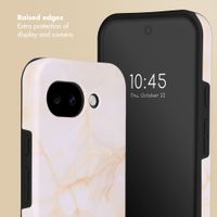 Selencia Vivid Back Cover with MagSafe Google Pixel 10a - Golden Beige Marble