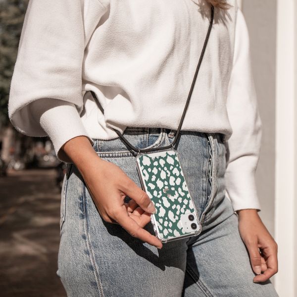 imoshion Design hoesje met koord Samsung Galaxy S10 Plus - Luipaard - Groen