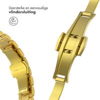 Selencia Slim Steel schakelbandje Apple Watch Series 1 t/m 9 / SE (38/40/41 mm) | Series 10 (42 mm) - Goud