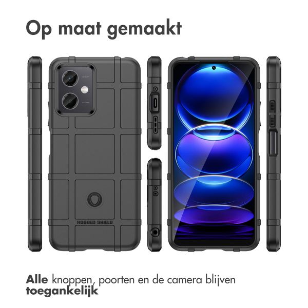 imoshion Rugged Shield Backcover Xiaomi Poco X5 5G - Zwart