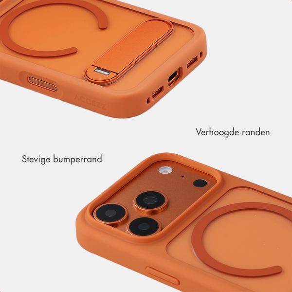 Accezz Hold Backcover met MagSafe Apple iPhone 18 Pro / 17 Pro - Cosmic Orange