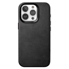 Woodcessories Bio Leather Case MagSafe Apple iPhone 15 Pro - Zwart