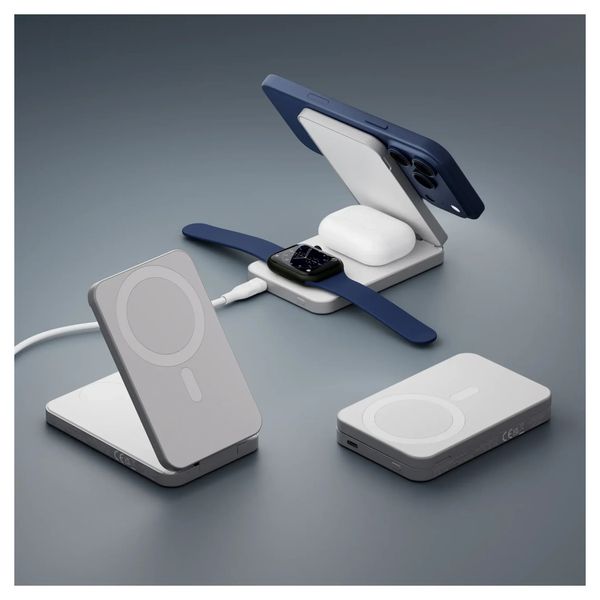 dbramante1928 Re-charge 3-in-1 Powerbank 8.000 mAh - Draadloze Powerbank - Wit