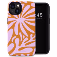 Selencia Vivid Backcover iPhone 13 - Modern Bloom Pink