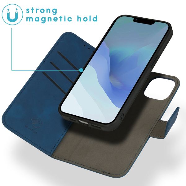 imoshion Uitneembare 2-in-1 Luxe Bookcase Apple iPhone 14 - Blauw