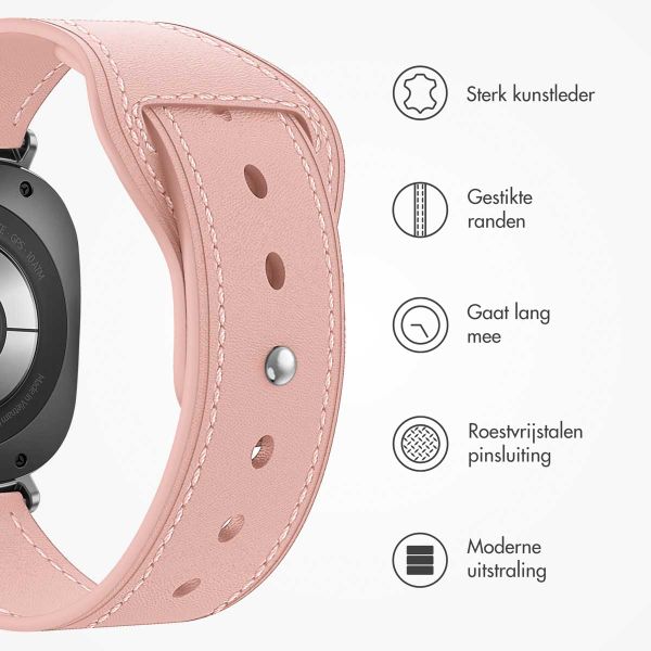 imoshion Lederen bandje Samsung Galaxy Watch Ultra (2024/2025) - Roze