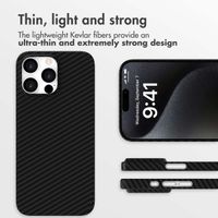 Accezz MagSafe Kevlar® Back Cover Apple iPhone 15 Pro Max - Black