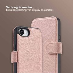 Selencia Riva Bookcase met MagSafe en Koord Apple iPhone 16e - Old Pink