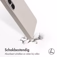 Accezz Liquid Silicone Backcover met MagSafe Samsung Galaxy S25 FE - Stone
