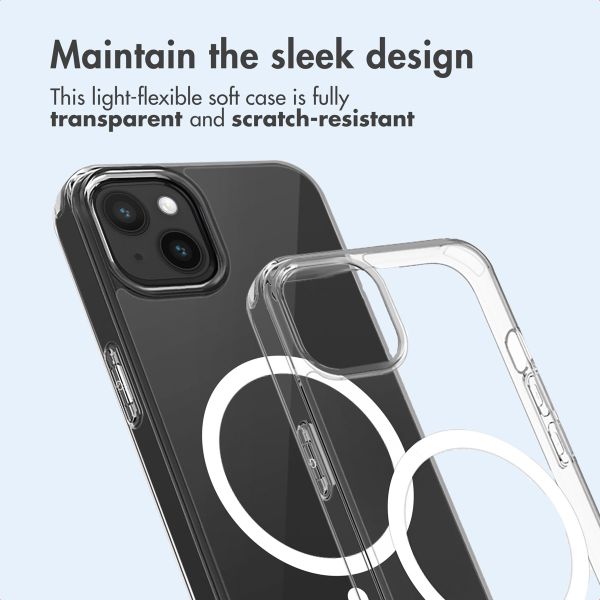 imoshion Protective Back Cover with MagSafe Apple iPhone 15 - Transparent