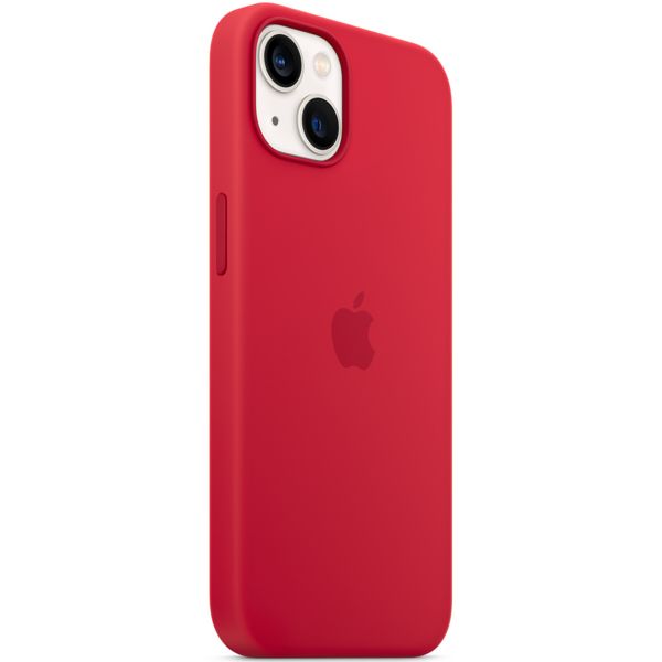 Apple Silicone Backcover MagSafe iPhone 13 - Rood