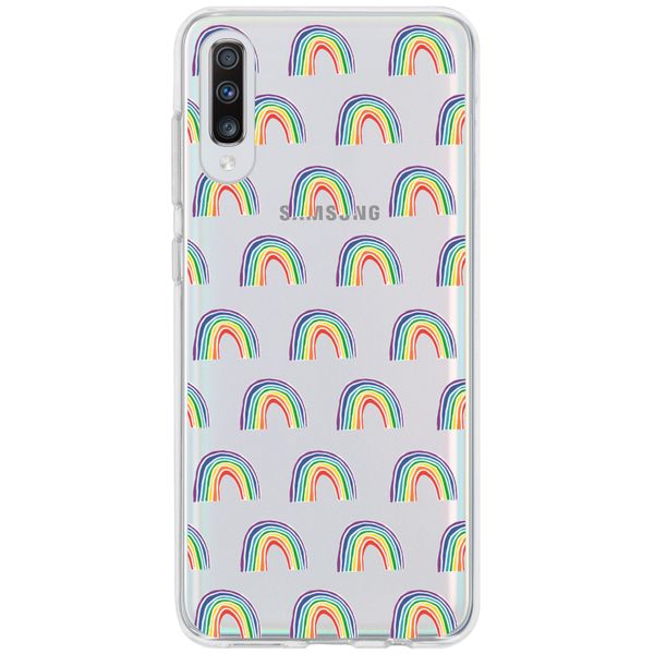 Design Backcover Samsung Galaxy A70 - Rainbow