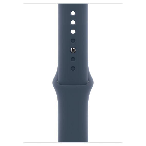 Apple Sport Band Apple Watch Series 1 t/m 10 / SE / Ultra (2) (44/45/46/49 mm) - Maat M/L - Storm Blue