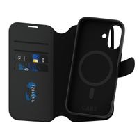 CARE by PanzerGlass Tango 2-in-1 Wallet Case MagSafe iPhone 16 - Zwart