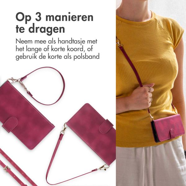 imoshion Bookcase met koord Apple iPhone 12 (Pro) - Rood