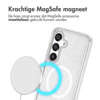 imoshion Sparkle Backcover met MagSafe Samsung Galaxy S25 - Glitter Transparant