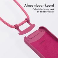 imoshion Color Backcover met afneembaar koord MagSafe Apple iPhone 13 - Raspberry