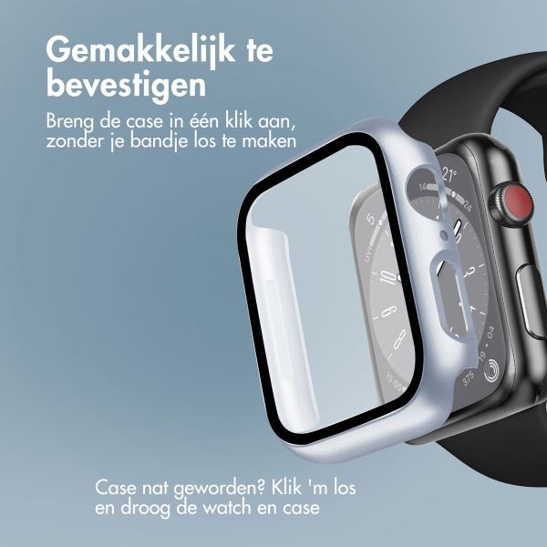 imoshion Full Cover Hardcase Apple Watch 7 / 8 / 9 - 41 mm - Zilver