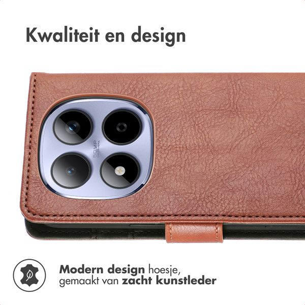 imoshion Luxe Bookcase Xiaomi Redmi Note 15 Pro Plus (5G) - Bruin