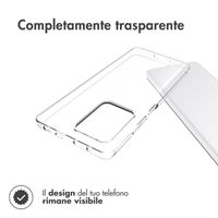 Accezz Clear Backcover Xiaomi Redmi Note 12 Pro Plus - Transparant
