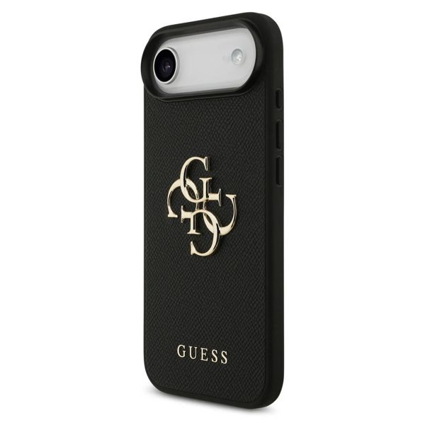 Guess Big 4G Logo Backcover Grained Apple iPhone Air - Zwart