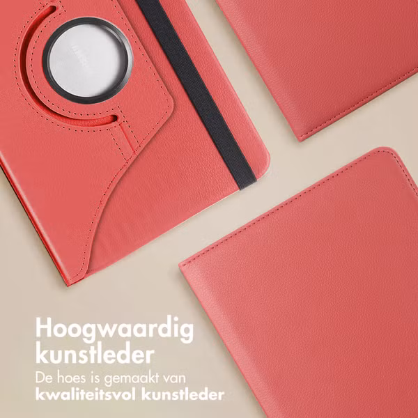 imoshion 360° draaibare Bookcase Samsung Galaxy Tab A11 - Rood