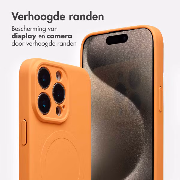 imoshion Color Backcover met MagSafe Apple iPhone 16 Pro - Neon Orange