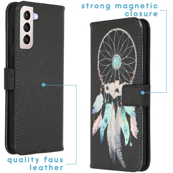 imoshion Design Softcase Bookcase Samsung Galaxy S21 Plus