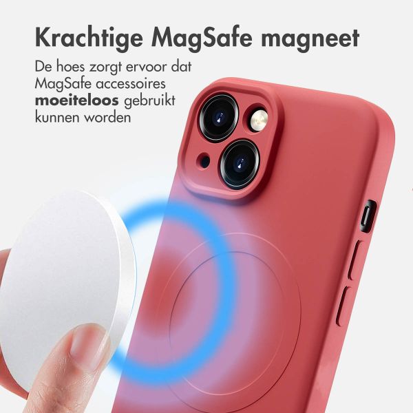 imoshion Color Backcover met MagSafe iPhone 15 - Dusty Rose