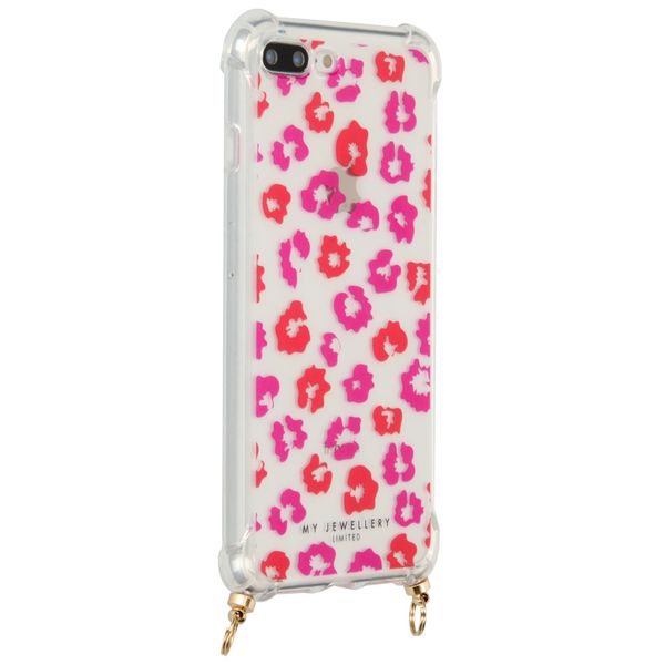 My Jewellery Design Softcase Koordhoesje iPhone 8 Plus / 7 Plus - Leopard