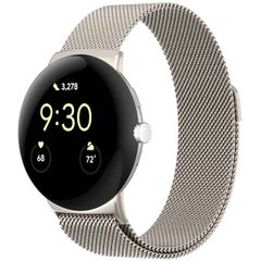 imoshion Milanees magnetisch bandje Google Pixel Watch 3 / 4 (45 mm) - Starlight