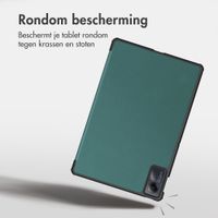 imoshion Trifold Bookcase Xiaomi Redmi Pad SE - Donkergroen