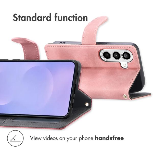 imoshion Bookcase with Strap Samsung Galaxy S26 - Pink