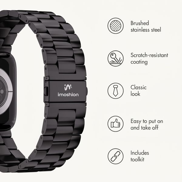 imoshion Steel strap Apple Watch | 38/40/41/42 mm - Black