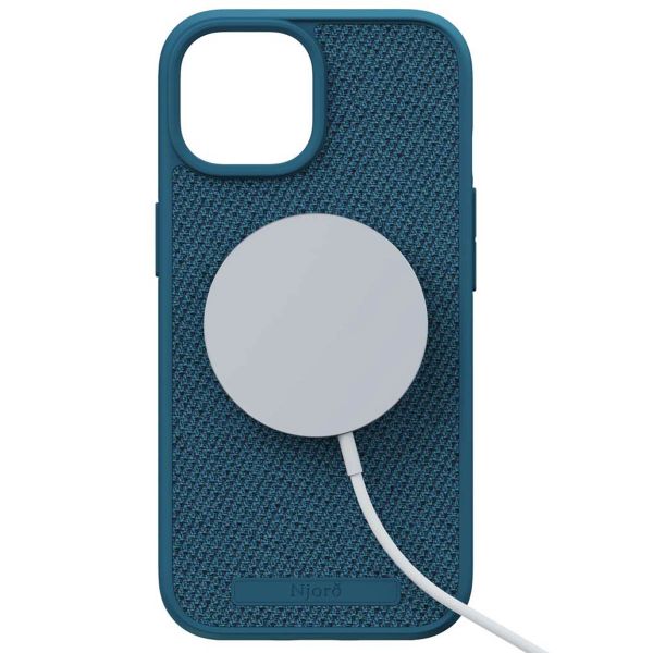 Njorð Collections Fabric MagSafe Case iPhone 15 - Deep Sea