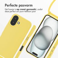 imoshion Siliconen hoesje met koord Apple iPhone 16 - Geel