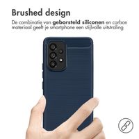 imoshion Brushed Backcover Samsung Galaxy A53 - Donkerblauw