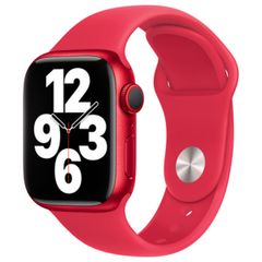 Apple Sport Band Apple Watch Series 1 t/m 9 / SE (38/40/41 mm) | Series 10 / 11 (42 mm) - Red