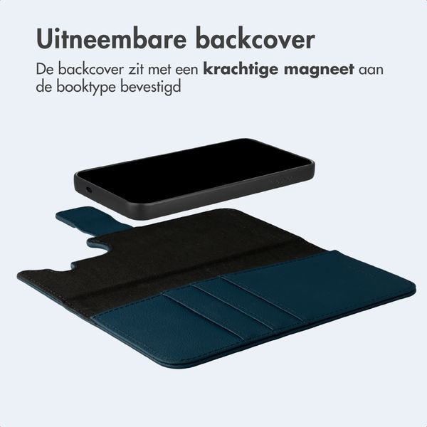 imoshion Uitneembare 2-in-1 Luxe Bookcase Samsung Galaxy S26 - Blauw