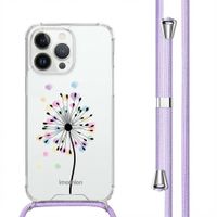 imoshion Design hoesje met koord Apple iPhone 14 Pro - Sandstone Dandelion