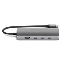 Satechi USB-C Multiport Adapter V3 | 8K HDMI met Ethernet - Space Gray