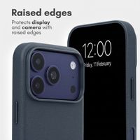 Accezz 2-in-1 Leather Bookcase with MagSafe Apple iPhone 18 Pro Max / 17 Pro Max - Nightfall Blue