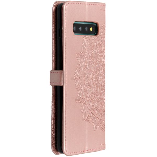 Mandala Bookcase Samsung Galaxy S10 Plus - Roze