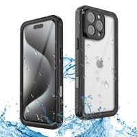 Redpepper Dot Plus Waterproof Backcover Apple iPhone 16 Pro - Zwart