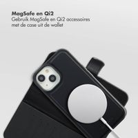 Selencia Olyn Uitneembare Bookcase met MagSafe Apple iPhone 15 - Zwart