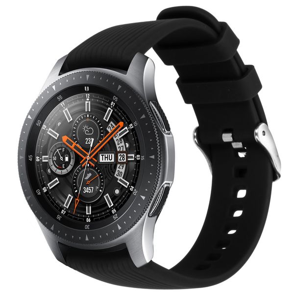 imoshion Siliconen bandje Samsung Galaxy Watch 42 mm - Zwart