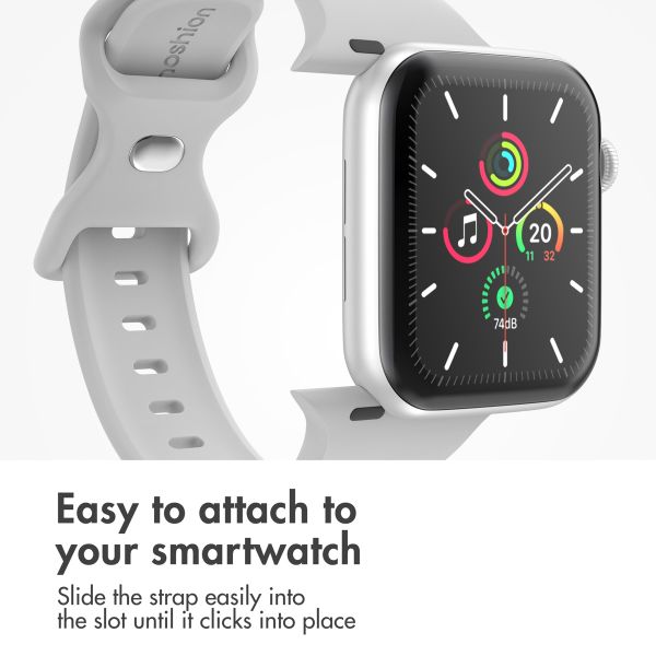 imoshion Silicone⁺ Strap Apple Watch | 44/45/46/49 mm - Size M/L - Fog