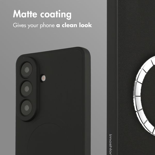 imoshion Colour Back Cover with MagSafe Samsung Galaxy S26 Plus - Black