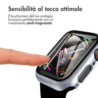 imoshion Full Cover Hardcase Apple Watch 7 / 8 / 9 - 41 mm - Zilver