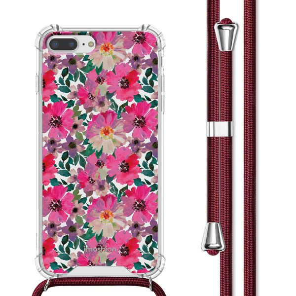 imoshion Design hoesje met koord Apple iPhone 8 Plus / 7 Plus - Flower Water